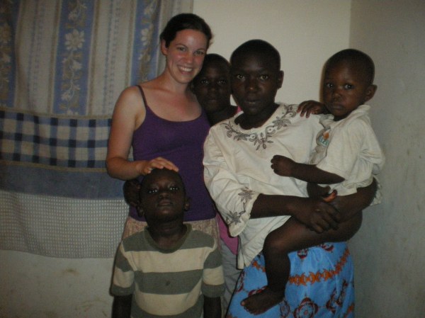 Me with the kids from my host family in Uganda on my 6 month trip